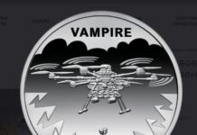 НБУ випустив пам’ятну монету номіналом 5 грн, присвячену українському дрону “Vampire”