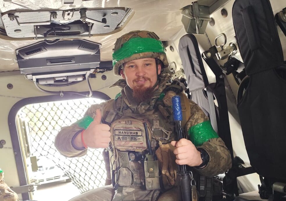 Командир підрозділу штурмової бригади «Лють» Євген Орленко