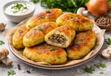 Картопляні зрази з грибною начинкою