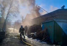 У Козятині пожежа з гаража перекинулася на будинок: власник отримав опіки