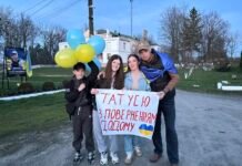 На Вінниччині зустріли звільненого з полону військового Олександра Кенєва