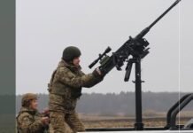 Мобільна вогнева група вінницьких нацгвардійців приземлила ворожий дрон