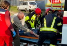 На Вінниччині чоловік застряг у мотоблоці