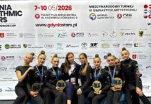 Вінницькі гімнастки здобули сім нагород на міжнародному турнірі в Польщі