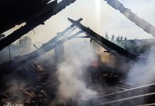 На Вінниччині горіли сінник, літня кухня та господарська споруда