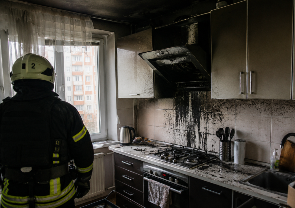 У Вінниці через пожежу на кухні постраждали троє неповнолітніх дівчат