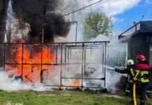 Дитячий атракціон горів у Вінниці: що відомо про пожежу