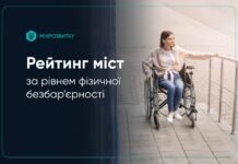 Вінниця увійшла до трійки лідерів України за рівнем доступності та фінансування безбар’єрності: рейтинг Мінрозвитку