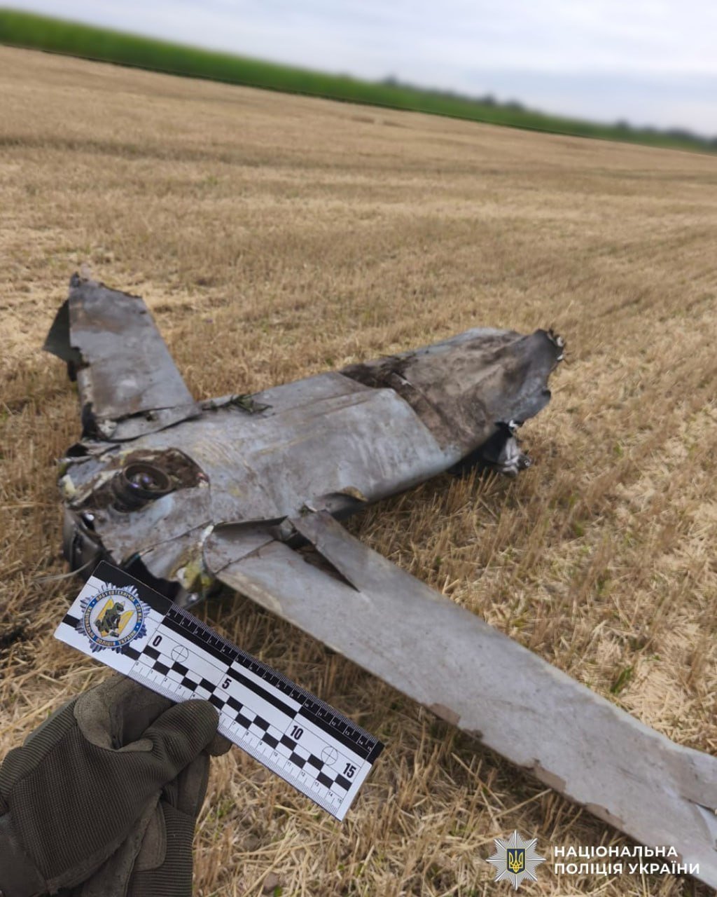 Над Вінниччиною збили крилату ракету Х-101: вибухотехніки поліції знешкодили її уламки
