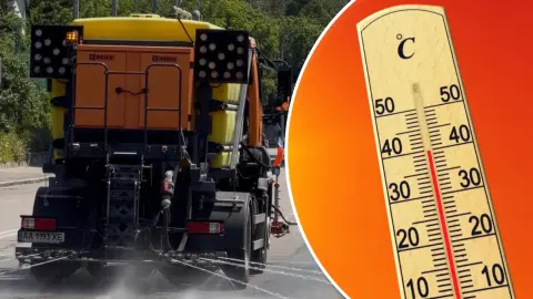 У Вінниці через спеку комунальники посилили полив доріг
