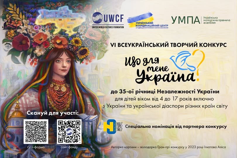 «Що для мене Україна?»: дітей та молодь запрошують до участі у...