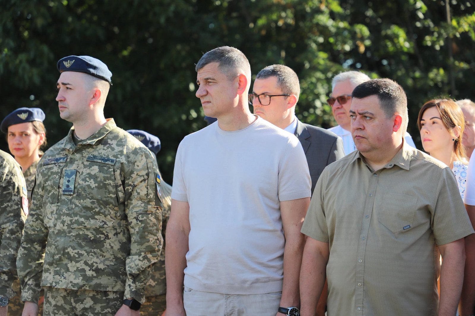 На Замковій горі у Вінниці урочисто підняли Державний Прапор України