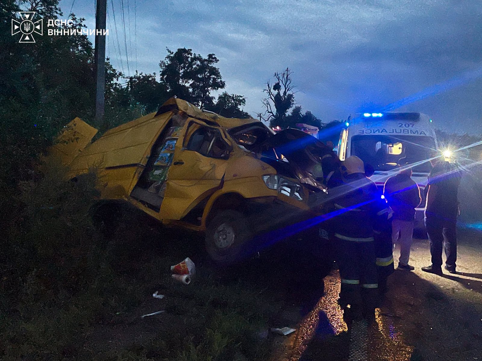 Аварія на Вінниччині: пасажир до приїзду рятувальників витягнув водія
