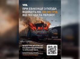 Відійдіть на 200 метрів від поїзда та перону: «Укрзалізниця» закликає дотримуватися правил безпеки під час повітряної тривоги