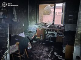 Холодильник загорівся в кімнаті гуртожитку у Вінниці