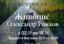 У Вінниці відкриється персональна виставка відомого художника Олександра Рожкова