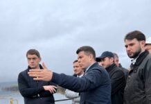 Модернізація кордону з Молдовою: урядовці перевірили хід будівництва мосту в Ямполі та КПП на Вінниччині