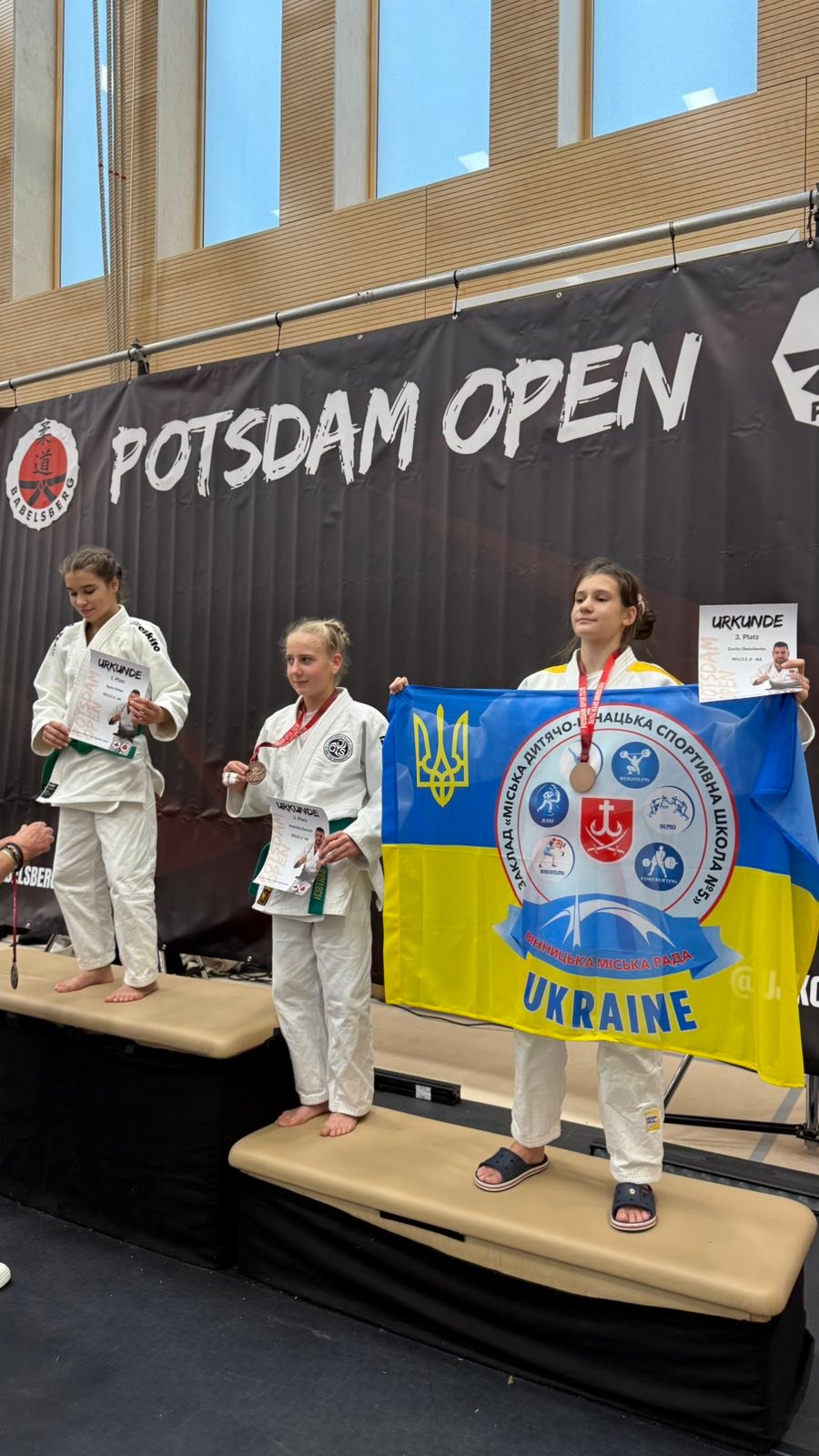Юні вінницькі дзюдоїсти успішно дебютували на міжнародному турнірі Potsdam Open 2026...